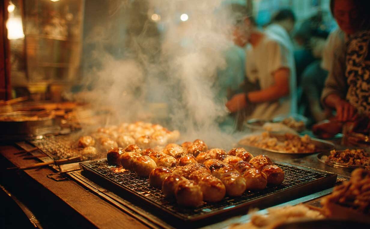 Osaka street food