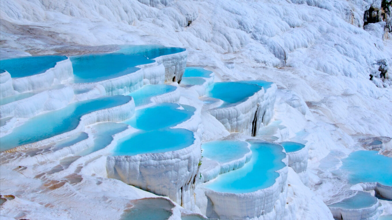 Les sources de Pamukkale à Denizli