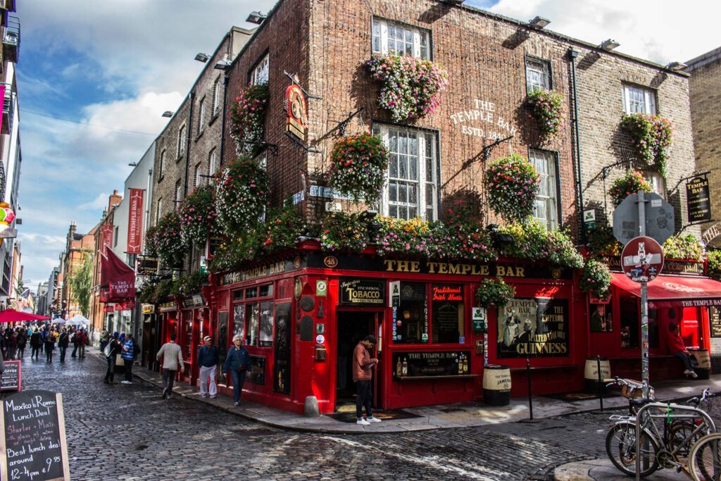 Dublin et son quartier animé de Temple Bar