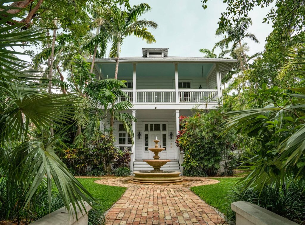 Une maison coloniale typique de Key West