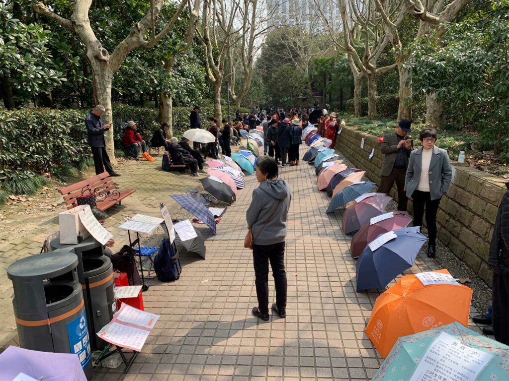 le marché aux mariages de Shanghai